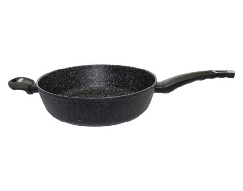 Elo, Elo Schmorpfanne Granit hoch 28cm Bratpfanne – Pfanne/Bratpfanne – schwarz