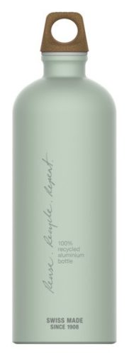Sigg, Sigg Traveller MyPlanet Repeat Plain 1.0 L Trinkflasche – Trinkflasche/Thermosflasche/Shaker – grün