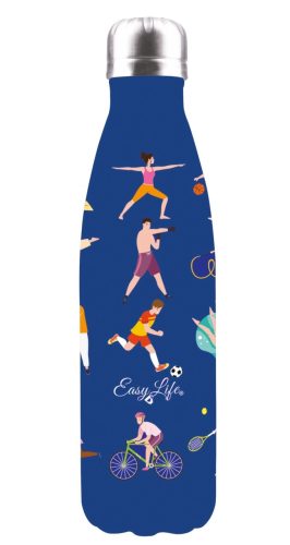 Easy Life, Trinkflasche Easy Life Blau Edelstahl 0 cm - Trinkflasche