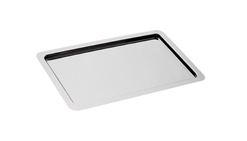 Aps, APS Tablett eckig; 53x32.5x2 cm (LxBxH); silber; rechteckig