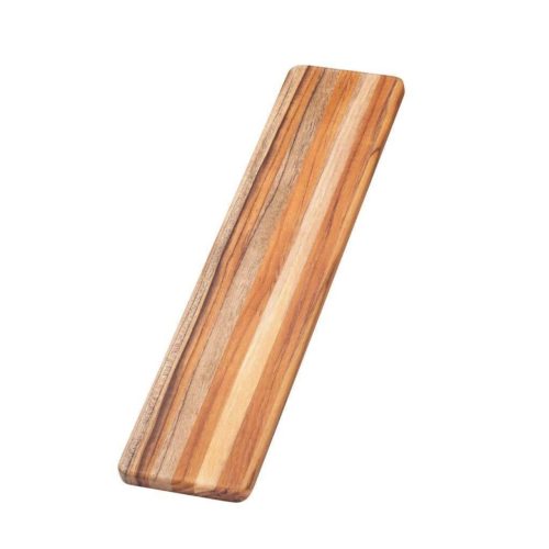 DIVERSE, Diverse Schneidebrett Teak Haus Braun Holz 12.5 cm 56 cm - Farbe: Holzfarben - Material: Teakholz massiv
