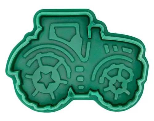 Städter, Städter Präge-Ausstecher Traktor 6.5 cm Dunkelgrün