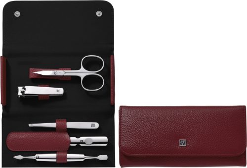 ZWILLING Beauty, ZWILLING Beauty Classic Manicure Set 5pcs. Leather, Red Nägel kürzen 1 ct