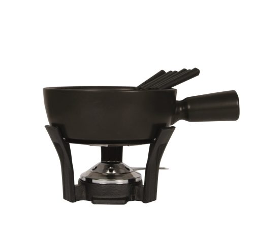 DIVERSE, Diverse Fondue-Set Boska Schwarz Gusseisen/Steingut 2.2 l - Fondue-Set