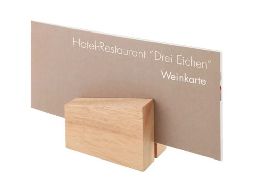 Aps, APS Kartenhalter; 8.5x6.5x5 cm (LxBxH); natur; 2 Stück / Pack