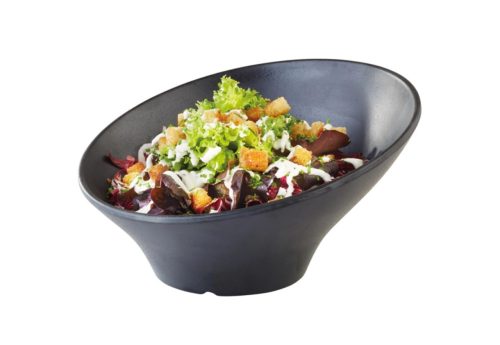 Aps, APS Schale Zen konisch mit abgeschrägtem Rand; 800 ml, 22.5x12.5 cm (ØxH); schwarz; rund