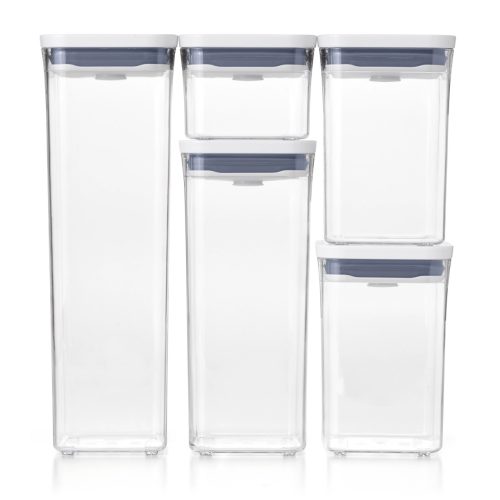 OXO, Oxo Pop Vorratsbehälter Set 5-tlg. transparent