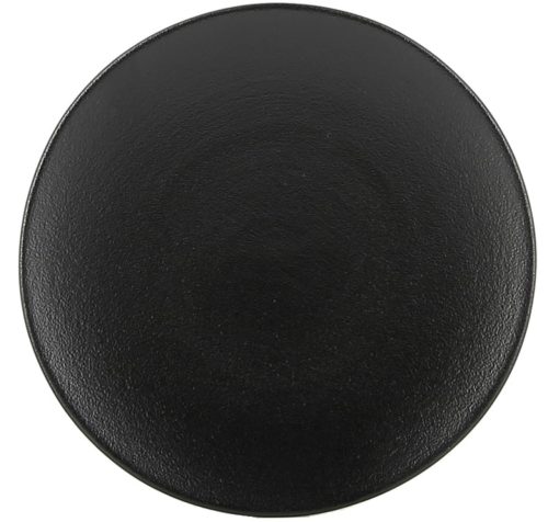 Revol, Revol Frühstücksteller Equinoxe Schwarz Porzellan 16 cm - Farbe: schwarz matt - Frühstücksteller