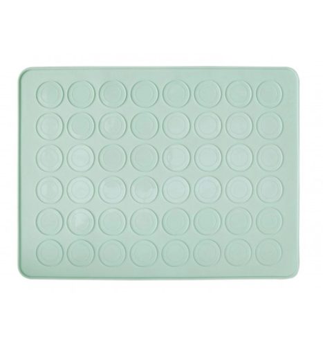 Scrap Cooking, Scrap Cooking Backmatte ScrapCooking Grün/Blau Silikon 30 cm 40 cm - Farbe: türkis - Material: Platin-Silikon - Backmatte