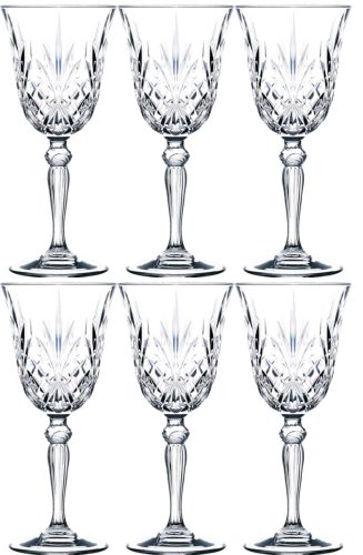 RCR, RCR Rotweinglas Melodia; 270 ml, 8.7x20.2 cm (ØxH); transparent; 6 Stück / Pack