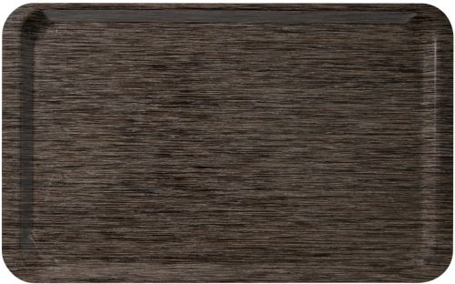 DIVERSE, Diverse Tablett Roltex Braun Kunststoff 32.5 cm 53 cm - Farbe: Dunkle Eiche - Material: Hochdrucklaminat - Tablett
