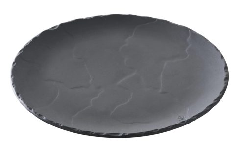 Revol, Teller Revol Schwarz Porzellan 20 cm - Farbe: schiefer - Teller