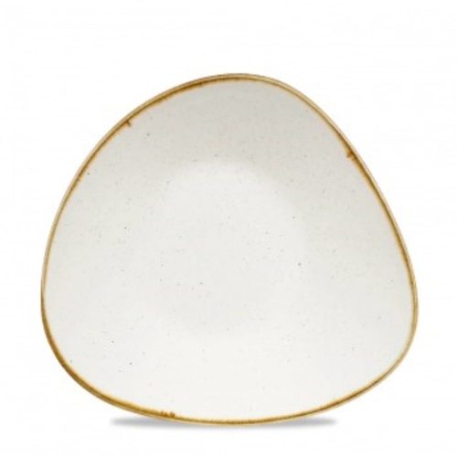Churchill, Churchill Schale Stonecast Barley White dreieckig; 780 ml, 26.7x27.2x26.7 cm (LxBxH); weiss/braun; dreieckig; 12 Stück / Pack