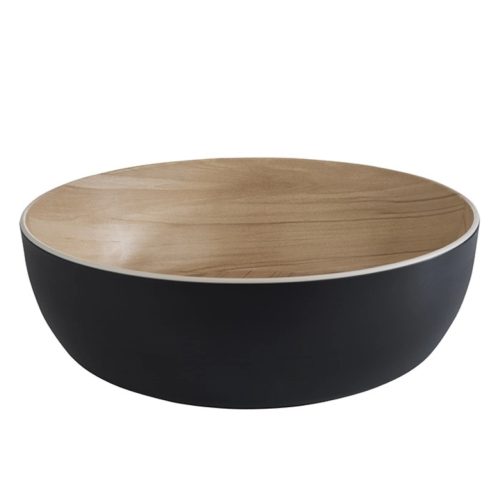 Aps, APS Schale Frida Schwarz Kunststoff 30 cm 9.5 cm - Material: Melamin - Schale