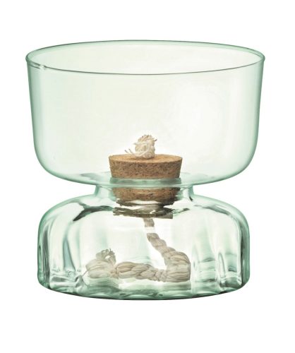 LSA International, LSA International Vase Canopy Transparent Glas/Kork 12.9 cm - Farbe: klar - Vase