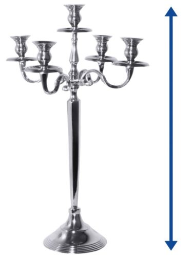 Contacto, Kerzenständer Contacto Bander Silber Aluminium 150 cm - Kerzenständer