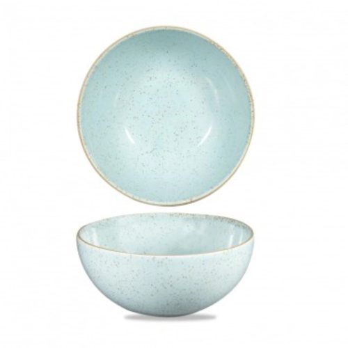 Churchill, Churchill Bowl Stonecast Duck Egg Nudeln; 1075 ml, 18.3 cm (Ø); hellblau/braun; rund; 6 Stück / Pack