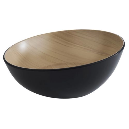 Aps, APS Schale Frida Schwarz Kunststoff 25 cm 11 cm - Material: Melamin - Schale