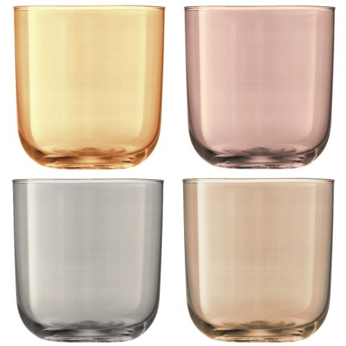LSA International, LSA International Becher-Set Polka Silber Glas 0.42 l - Farbe: metall - Becher-Set