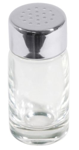 Contacto, Salzstreuer Contacto Bander Silber Glas 3.5 cm 8 cm 3.5 cm - Salzstreuer