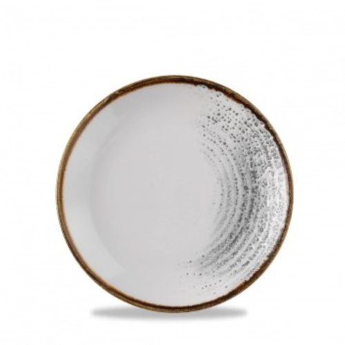 Churchill, Churchill Teller flach Studio Prints Accents Jasper Grey Coupe; 16.5 cm (Ø); grau/braun; rund; 12 Stück / Pack