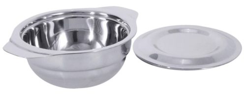 Contacto, Contacto Bander Silber Edelstahl Rostfrei 18/10 0.3 l - Material: Edelstahl 18/10 - Suppentasse