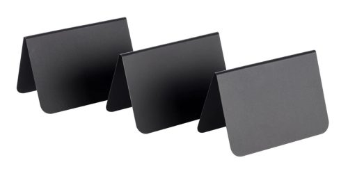 Aps, APS Tischaufsteller, 10er Set ; 10.5x6x6.5 cm (LxBxH); schwarz