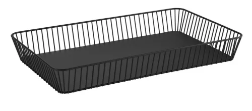 Aps, APS GN 1/1 Korb URBAN; GN 1/1, 53x32.5x7.5 cm (LxBxH); schwarz; rechteckig