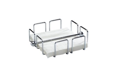 Aps, APS Serviettenhalter Wire; 19x19x6.5 cm (LxBxH); silber