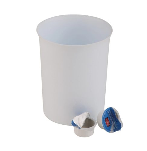 Aps, APS Tischrestebehälter; 900 ml, 11x14 cm (ØxH); weiss; rund