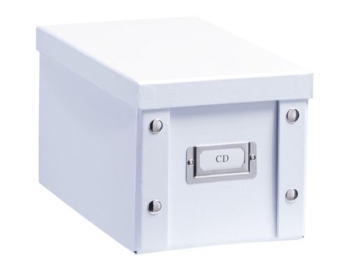 zeller, ZELLER CD-Box 17760 16.5x28x15cm weiss