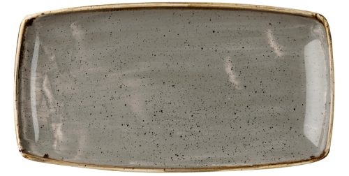 Churchill, Churchill Oblong Platte Stonecast Peppercorn; 35x28.5 cm (LxB); grau/braun; rechteckig; 6 Stück / Pack