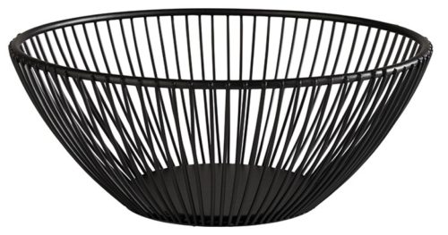 Aps, APS Korb Svart rund; 20x8 cm (ØxH); schwarz; rund
