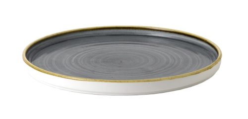 Churchill, Churchill Teller flach Stonecast Blueberry mit erhöhtem Rand; 26x2 cm (ØxH); blau/braun; rund; 6 Stück / Pack