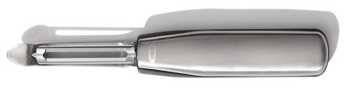 OXO, Schäler Oxo Schwarz/Silber Edelstahl<multisep/>Polyethylen 7.6 cm - Farbe: silber/schwarz - Material: Edelstahl/Polypropylen - Schäler