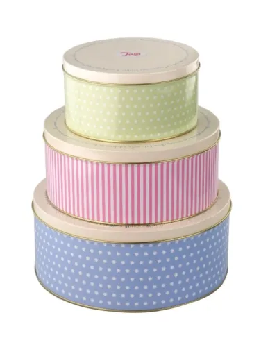 3 Set Guetzli-Dosen D25.5/22/17cm