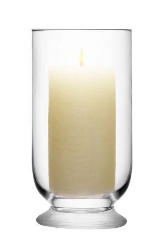 LSA International, LSA International Laterne Terrace Transparent Glas 23 cm - Farbe: glasklar - Laterne