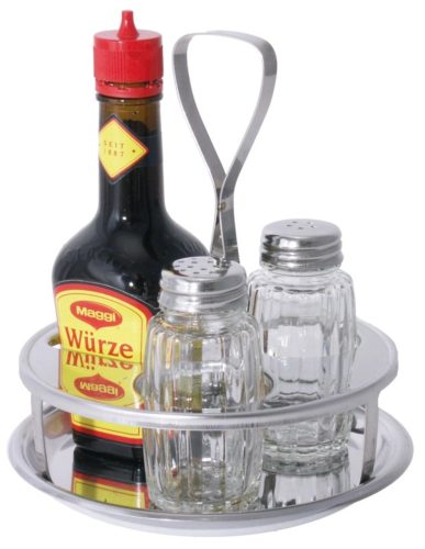 Contacto, Contacto Bander Silber Edelstahl 0 cm 14 cm 13.5 cm - Salz- und Pfeffermühlen-Set