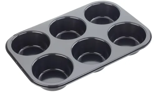 6er Backform jumbo Muffin 32x22x4cm Antihaft
