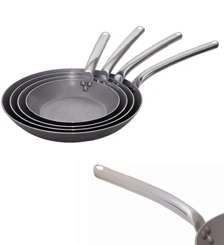 CARBONE PLUS Bratpfanne D:28cm Griff Edelstahl Induktion