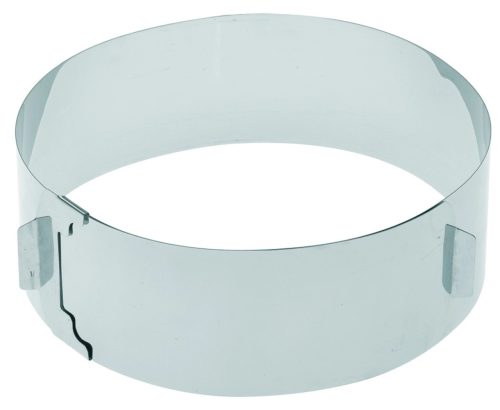 Westmark, Westmark Tortenring Classic verstellbar; 30x8.5 cm (ØxH); silber; rund