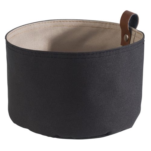Aps, APS Brottasche, Tetron; 17x11.5 cm (ØxH); grau/beige; rund