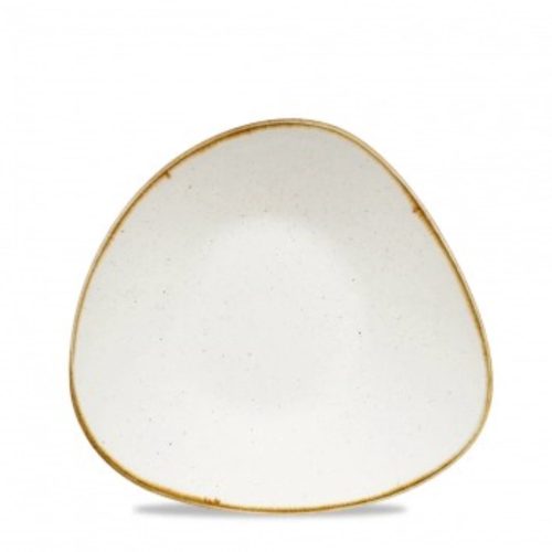 Churchill, Churchill Schale Stonecast Barley White dreieckig; 410 ml, 21x21x15.8 cm (LxBxH); weiss/braun; dreieckig; 12 Stück / Pack