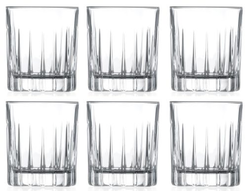 RCR, RCR - Shot-Glas, 6 Stück, 80 ml, Transparent