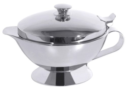 Contacto, Sauciere Contacto Bander Silber Edelstahl 12.5 cm 11.5 cm 0.4 l - Sauciere