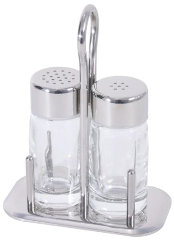 Contacto, Contacto Bander Silber Edelstahl 6 cm 14 cm - Menage
