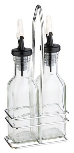 Aps, APS Essig- & Öl-Menage; 120 ml, 5.5x24 cm (BxH); transparent