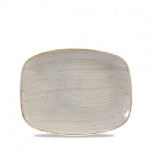 Churchill, Churchill Chefs Oblong Platte Stonecast Peppercorn; 26.1x20.2 cm (LxB); grau/braun; rechteckig; 12 Stück / Pack