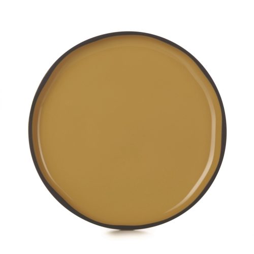 Revol, Revol Dessertteller Caractère Gelb Porzellan 15 cm - Farbe: kurkuma - Dessertteller