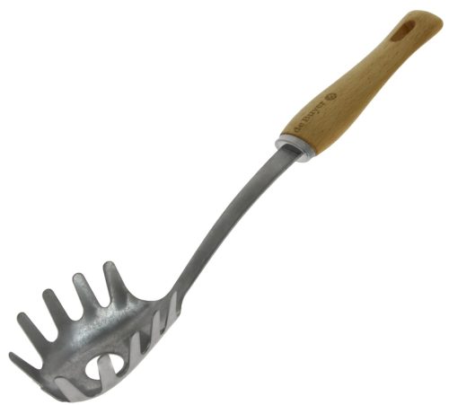 de BUYER, De Buyer Spaghettizange Nostalgy Braun/Silber Edelstahl/Holz 7 cm 7 cm - Farbe: Silber/Braun - Spaghettizange